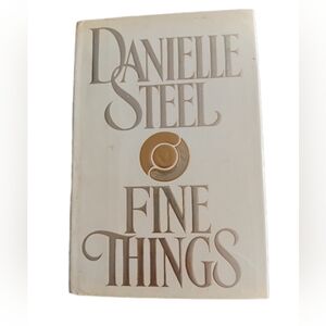 Danielle Steel's Fine Things - Elegant White and Gold Cover